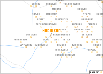 map of Hormīzān