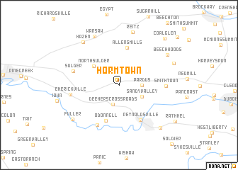 map of Hormtown