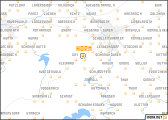 map of Horm