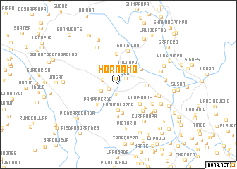 map of Hornamo