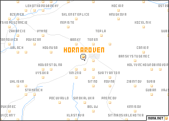 map of Horná Roveň