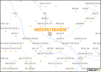 map of Horná Strehová