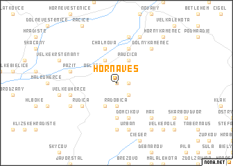 map of Horná Ves