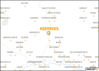 map of Horná Ves