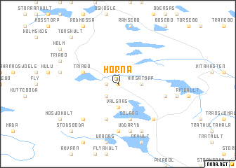 map of Horna