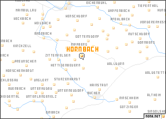 Hornbach (Germany) map - nona.net