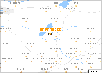 map of Hornborga