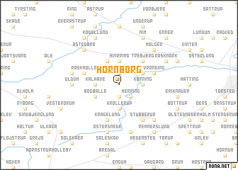 map of Hornborg