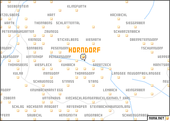 map of Horndorf