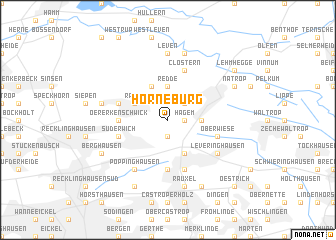 map of Horneburg