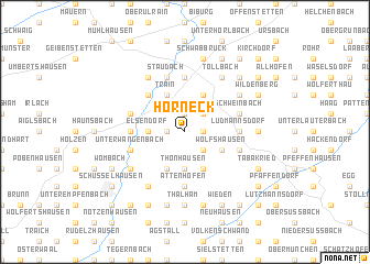 map of Horneck