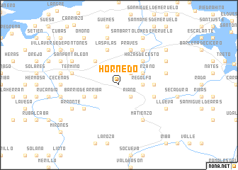 map of Hornedo