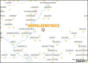 map of Horné Lefantovce