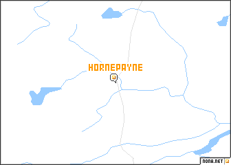 map of Hornepayne