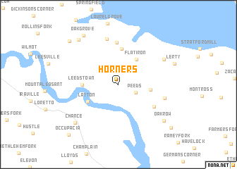 map of Horners