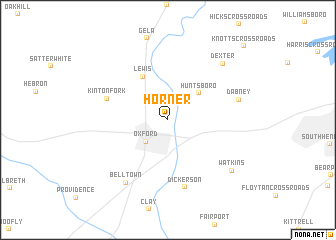 map of Horner