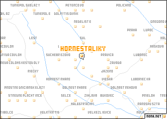 map of Horné Štáliky