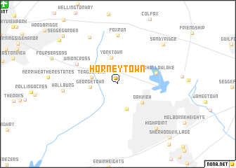 map of Horneytown