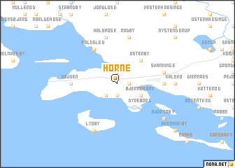 map of Horne