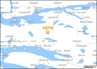 map of Horne