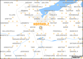 map of Hornholz