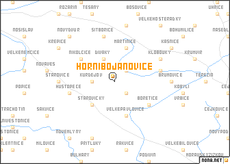 map of Horní Bojanovice