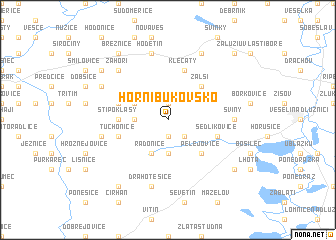 map of Horní Bukovsko