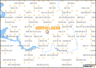 map of Horní Dlouhá