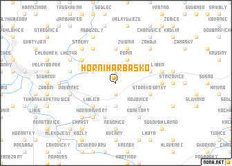 map of Horní Harbasko