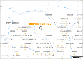 map of Hornillatorre