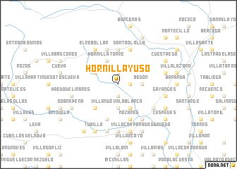 map of Hornillayuso