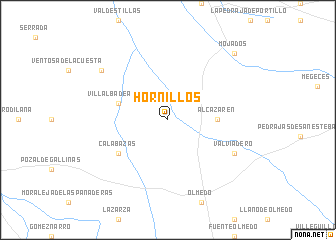 map of Hornillos