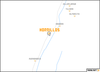 map of Hornillos