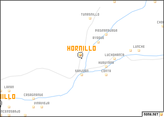map of Hornillo