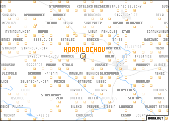 map of Horní Lochov