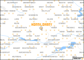 map of Horní Lomany