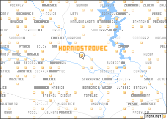 map of Horní Ostrovec