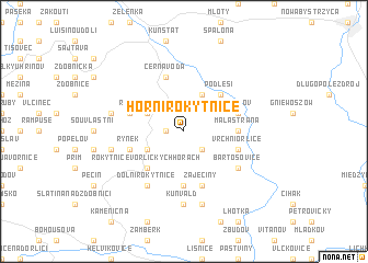 map of Horní Rokytnice