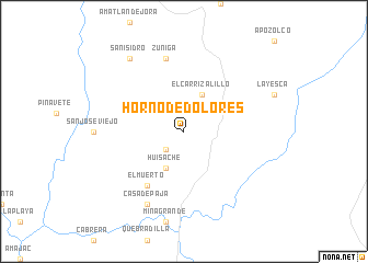 map of Horno de Dolores