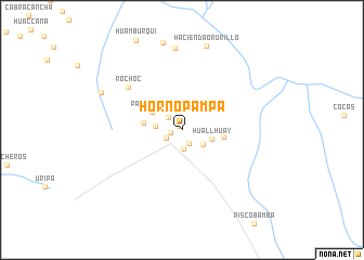 map of Hornopampa