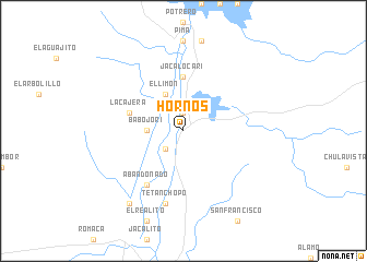 map of Hornos