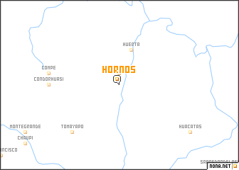 map of Hornos