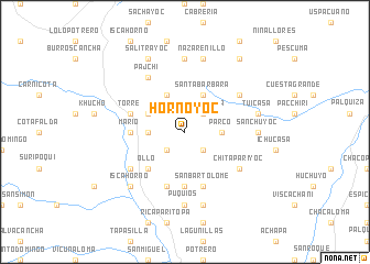 map of Hornoyoc