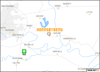 map of Hornsby Bend