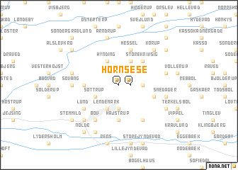 map of Hornse