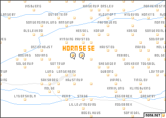 map of Hornse