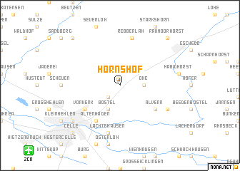 map of Hornshof