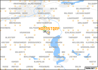 map of Hornstorf