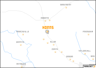 map of Horns