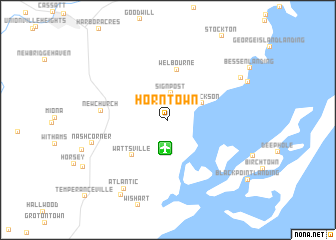 map of Horntown